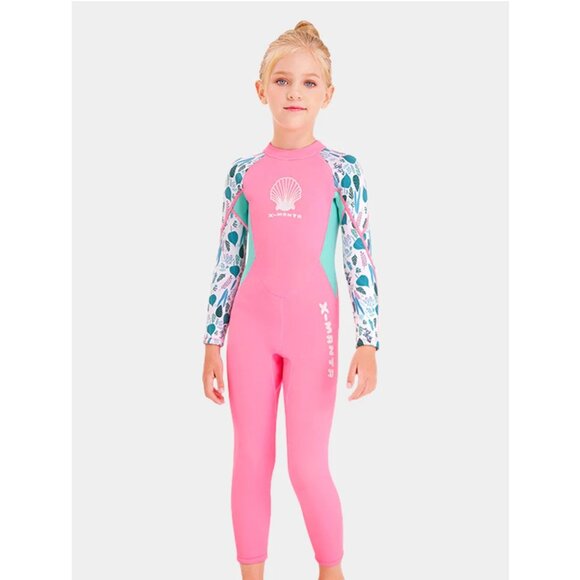 DIVE & SAIL 2.5mm Girls Wetsuit Winter Swimsuit Pink Size Small New